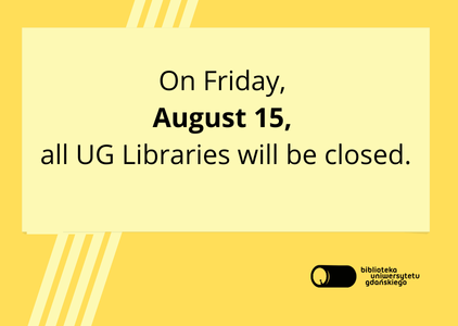 Libraries are closed - anouncement
