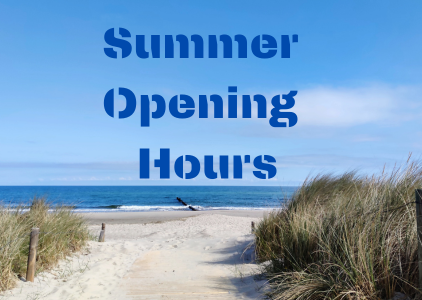 Summer opening hours